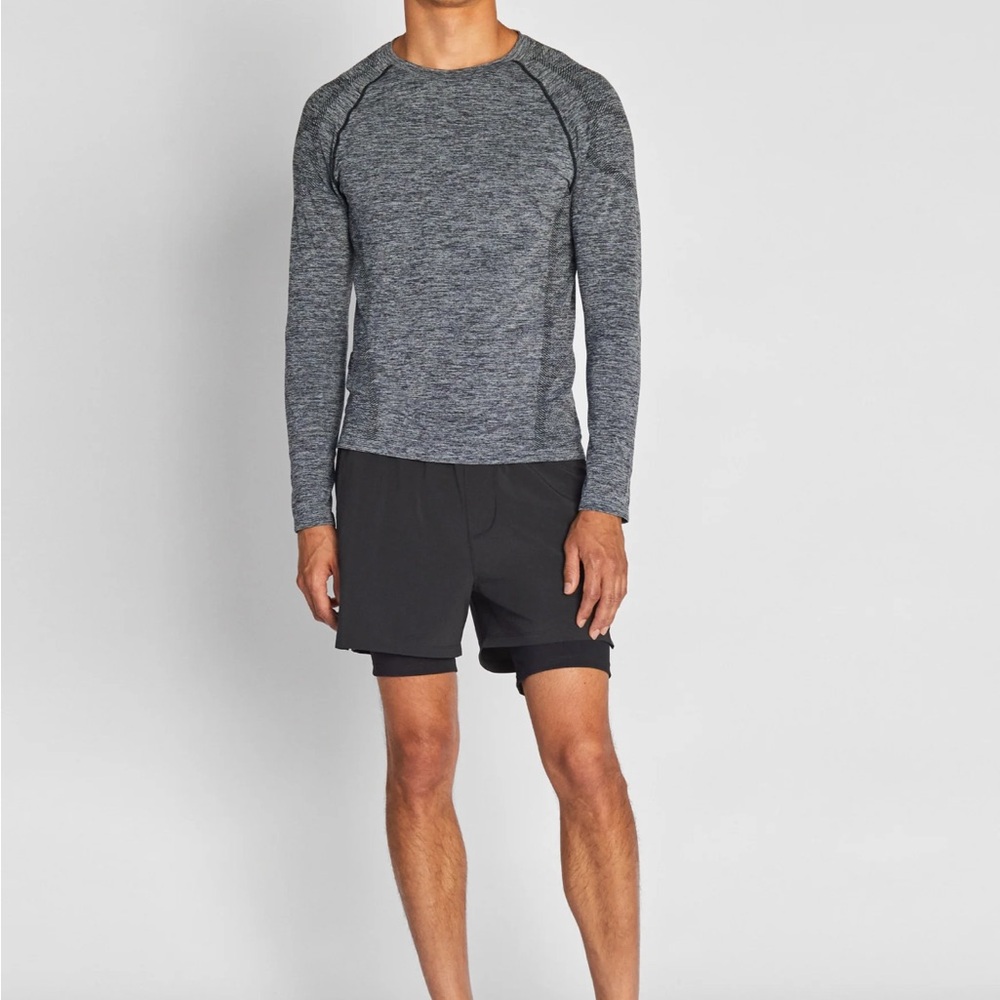 Mack Weldon Men's Compression Layered Training Shorts